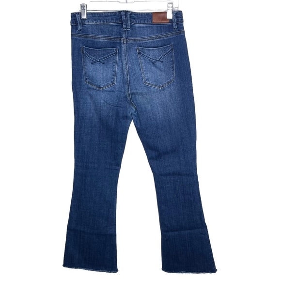 Unpublished Women’s Medium Wash High Rise Flare Jeans Size 30 - Picture 4 of 8